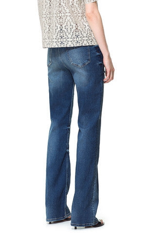 Jeans colore blu